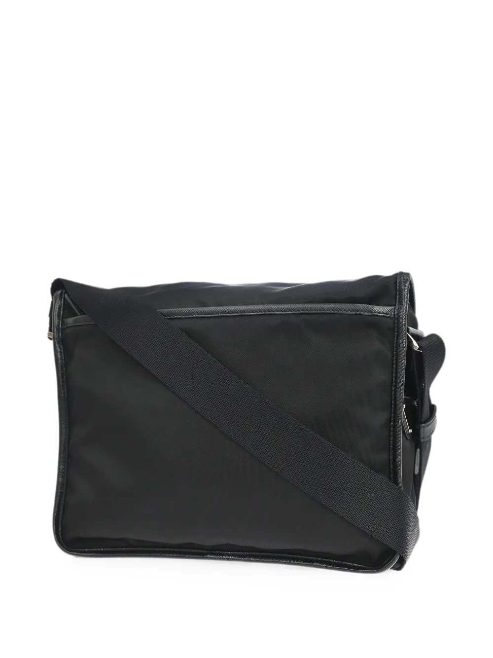 Prada Pre-Owned 1990-2000s buckle-fastening Messenger Bag | Black