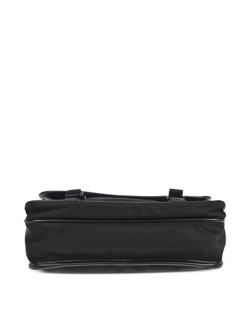 Prada Pre-Owned 1990-2000s buckle-fastening Messenger Bag | Black