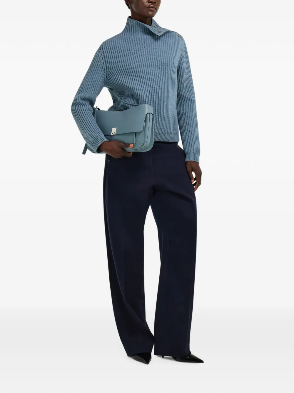 Ferragamo Kleine Cara tas Blauw