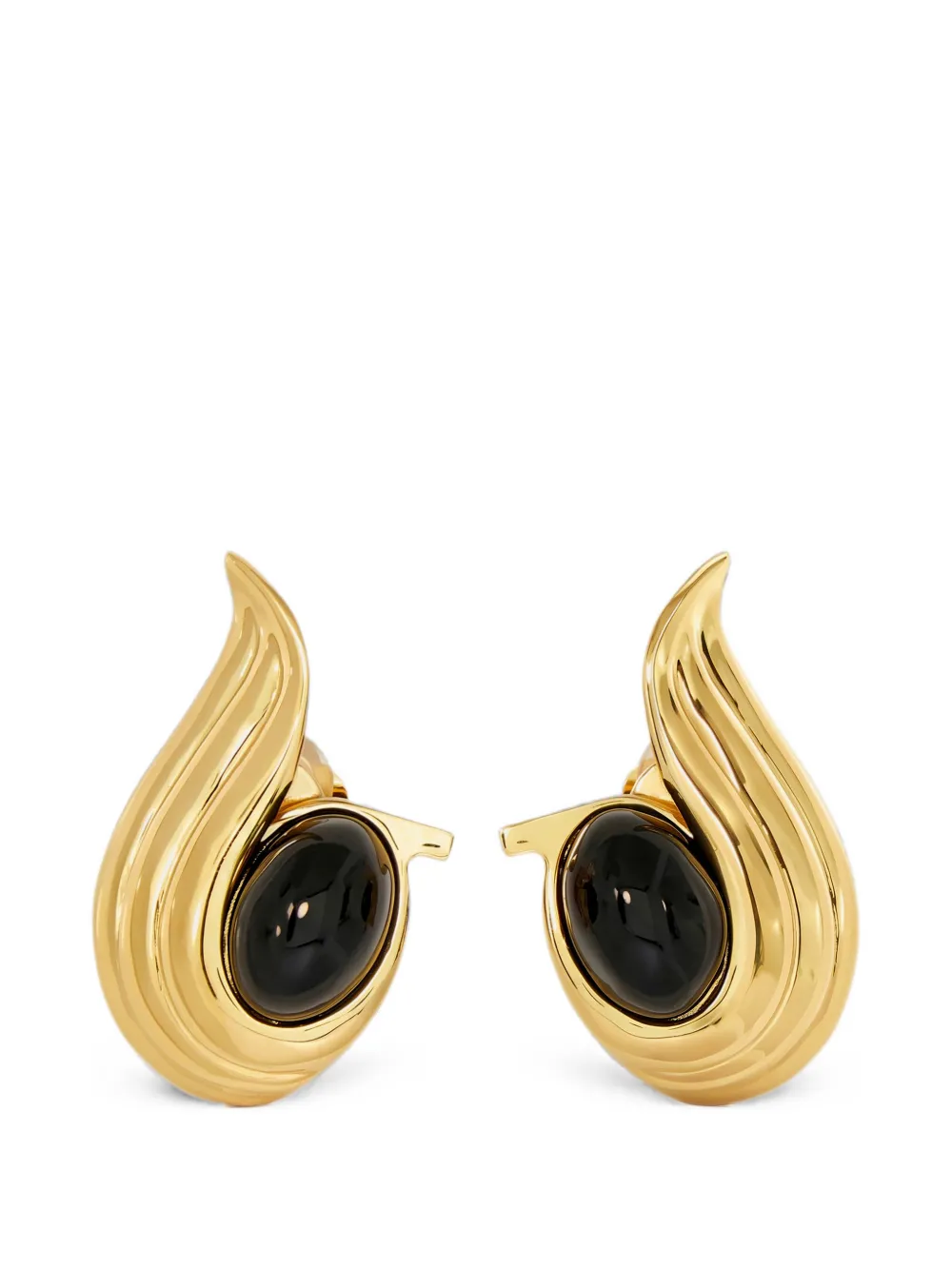Ferragamo earrings with gems - Oro