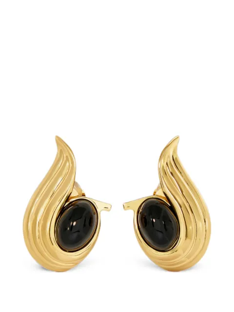 Ferragamo earrings with gems