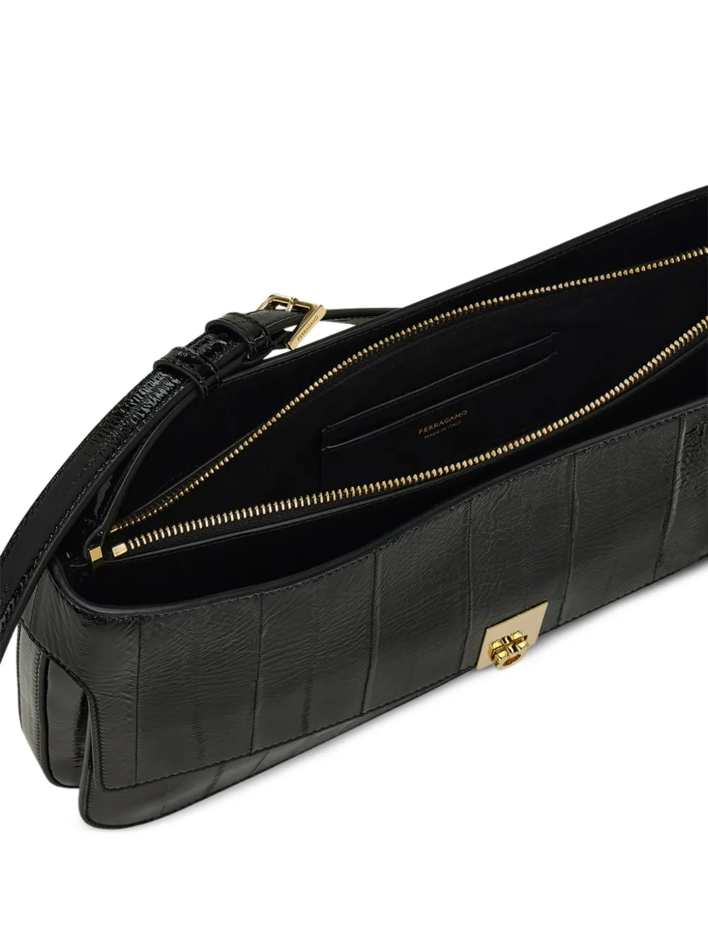 Ferragamo Kleine Cara tas Zwart