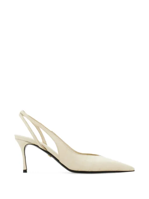 Ferragamo mid heel slingback mules