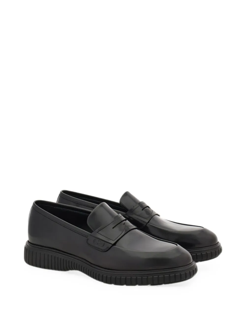 Ferragamo casual loafers Zwart