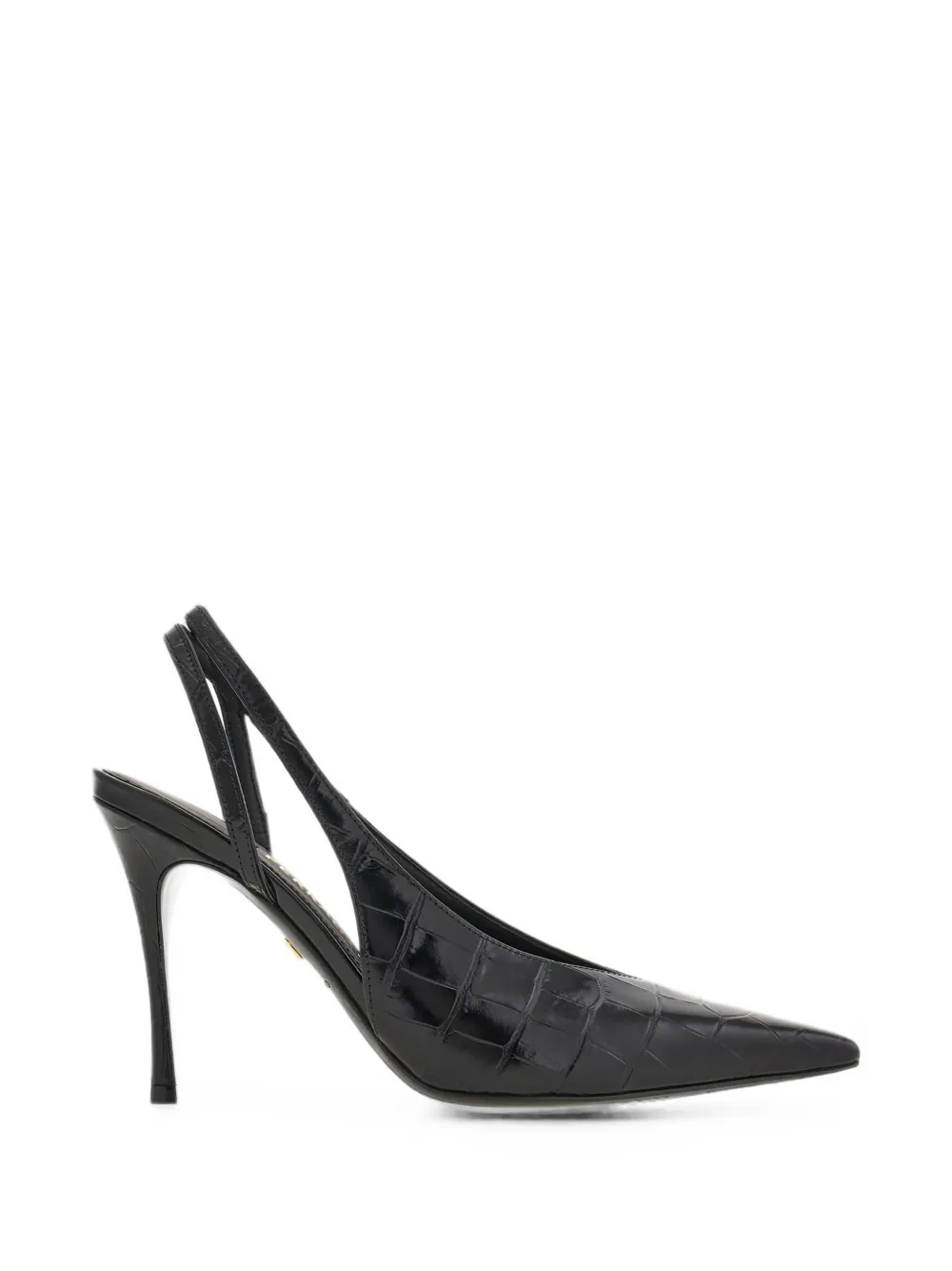 Ferragamo stiletto slingback - Nero