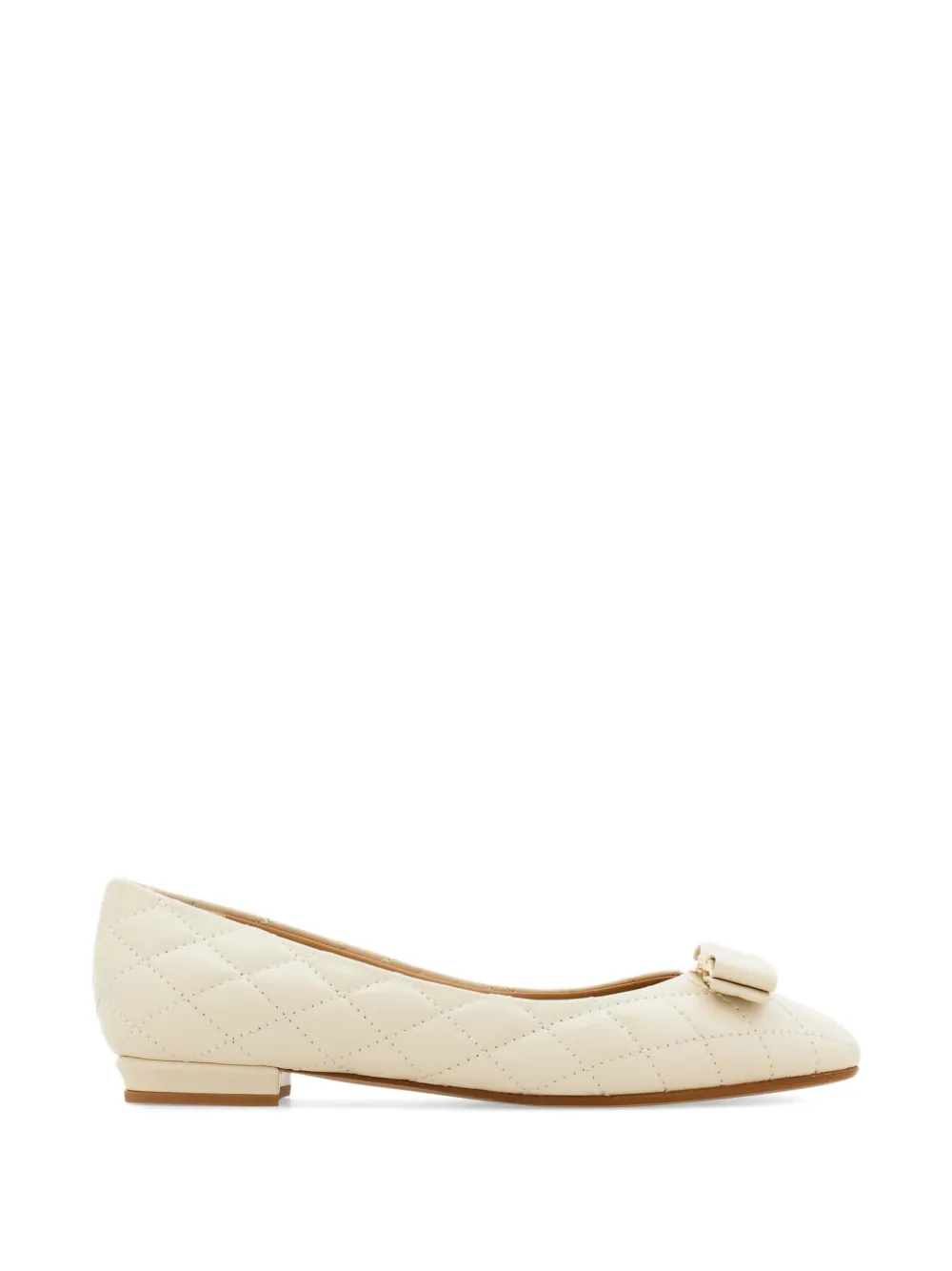 Ferragamo Quilted Varina ballet flat - Nude