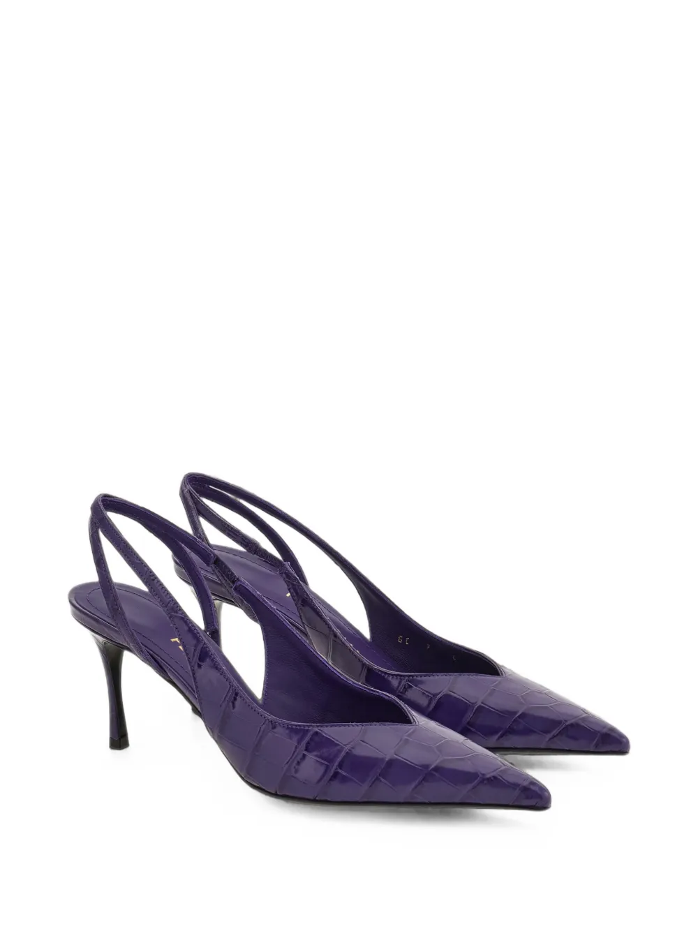 Violet mid heel slingback, image 3 of 5
