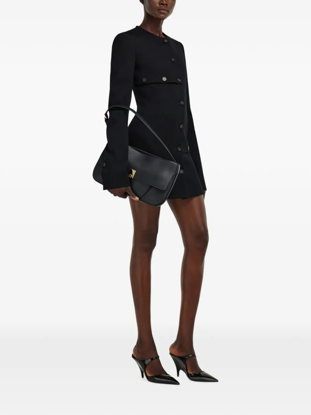 Ferragamo Kleine Cara tas Zwart