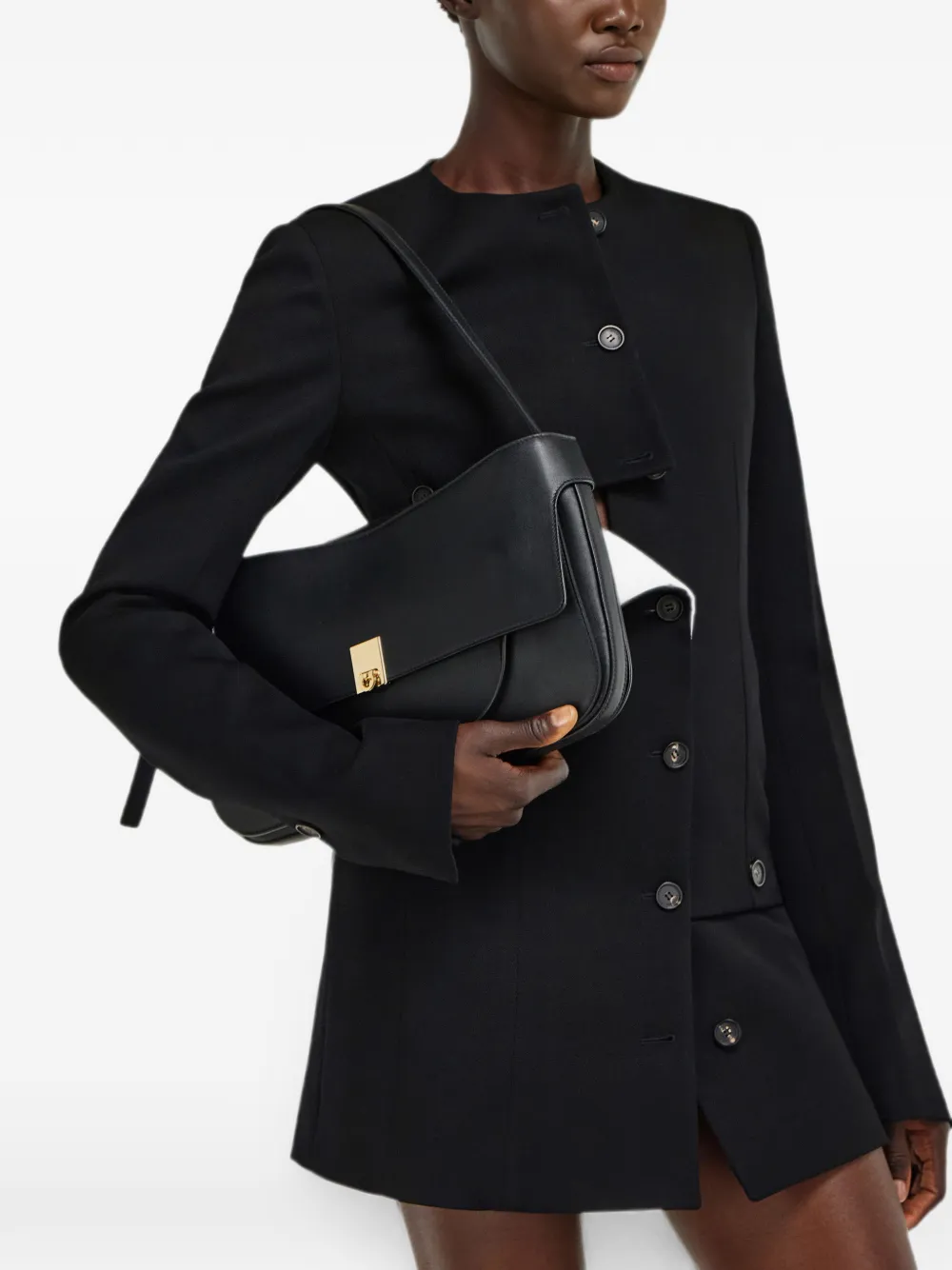 Ferragamo Kleine Cara tas Zwart