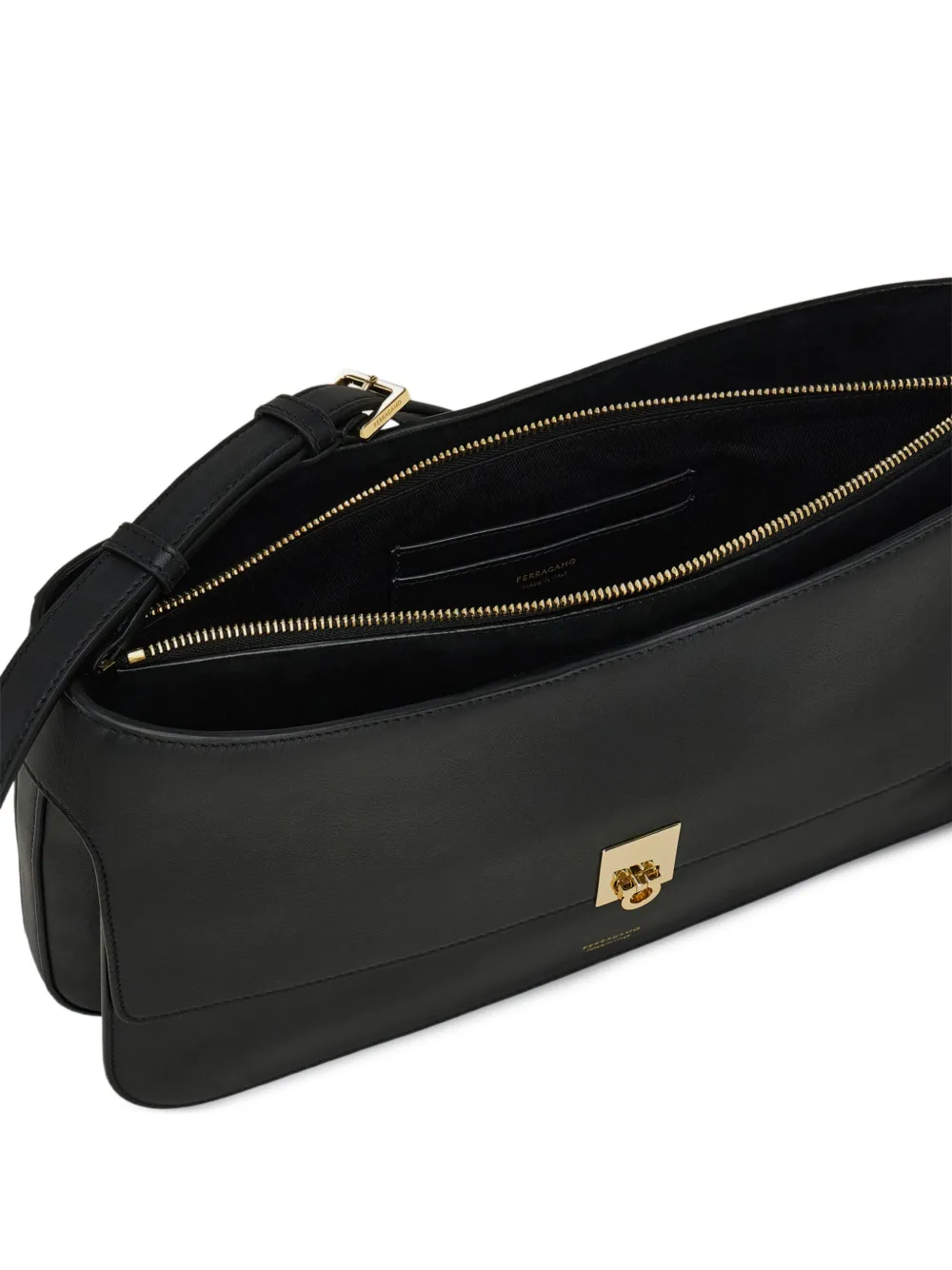 Ferragamo Kleine Cara tas Zwart