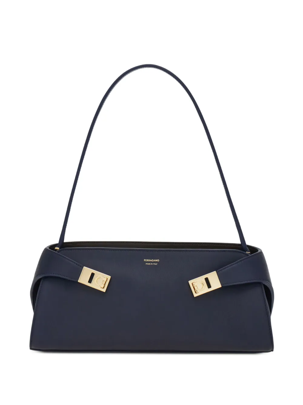 Ferragamo Hug East-West Schultertasche - Blau