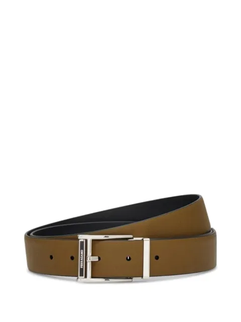 Ferragamo cinturón reversible con hebilla