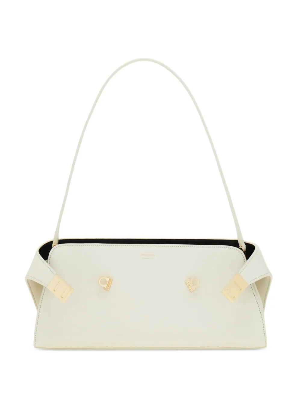 Ferragamo Hug East-West Schultertasche - Nude