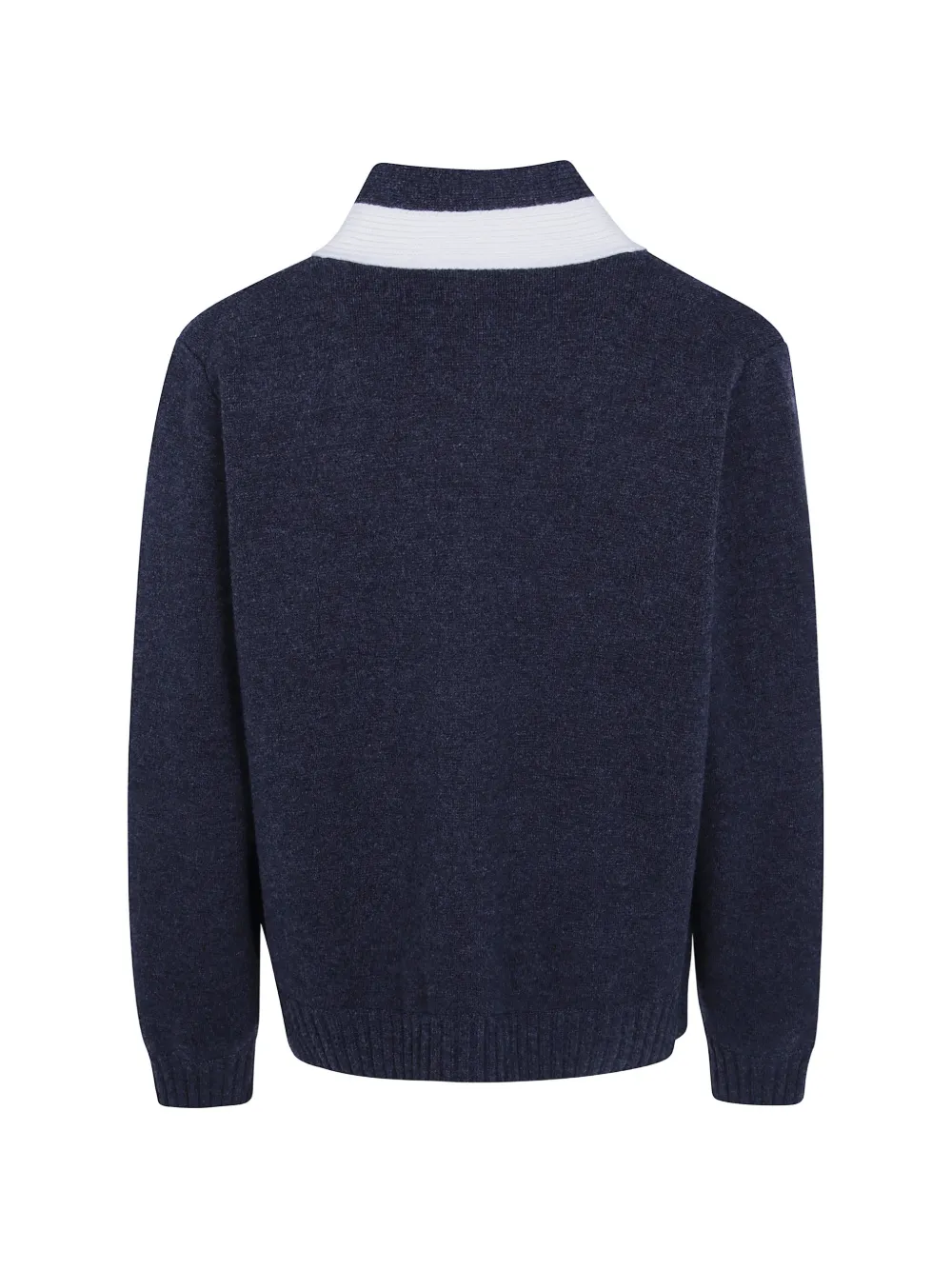 sacai Wollen vest met sjaal-detail Blauw