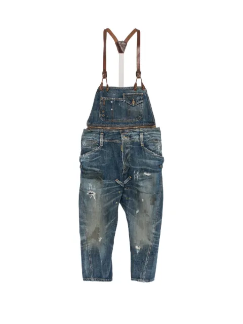 DSQUARED2 pantalones con acabado envejecido 2000