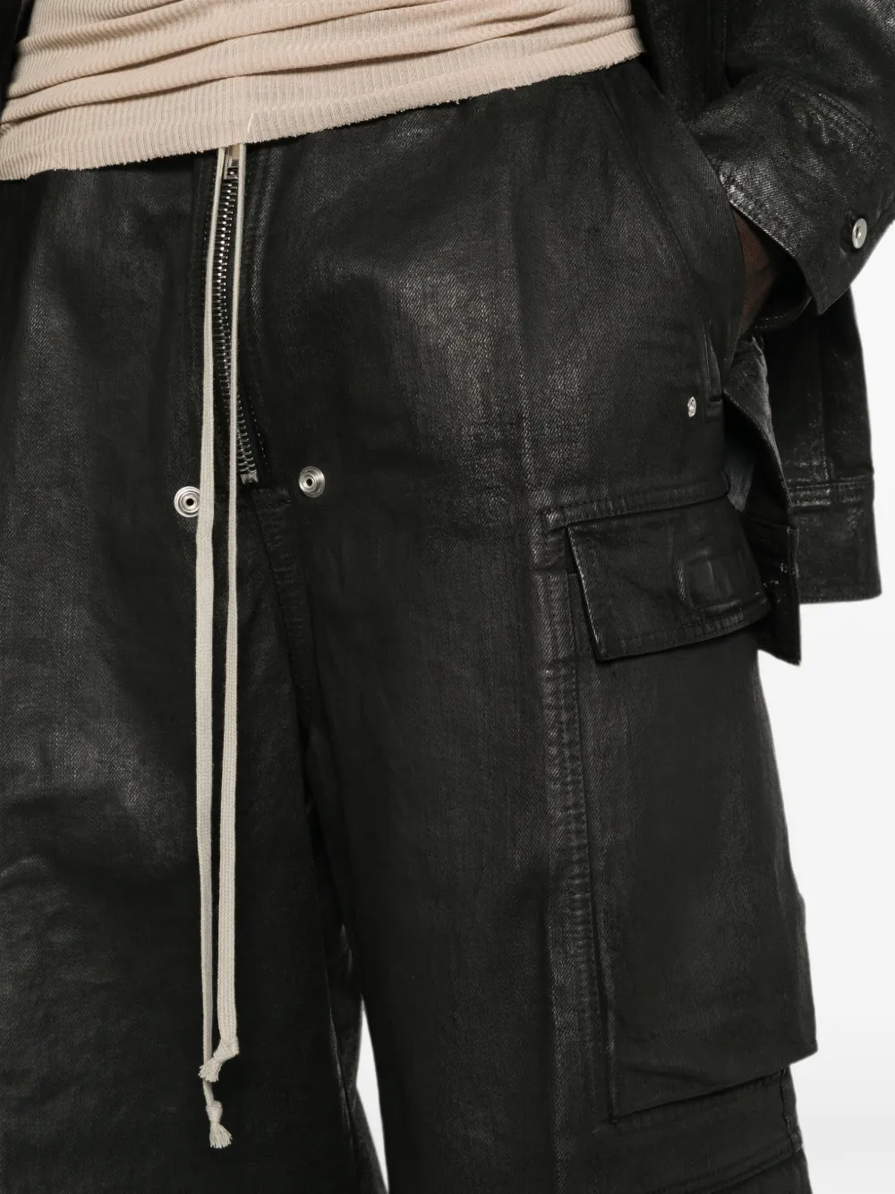 Rick Owens DRKSHDW Shorts met trekkoord Zwart