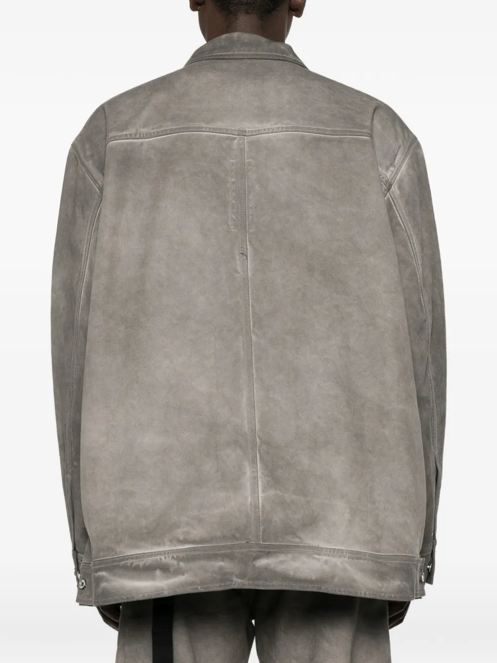 Rick Owens DRKSHDW Button-up denim jack Grijs