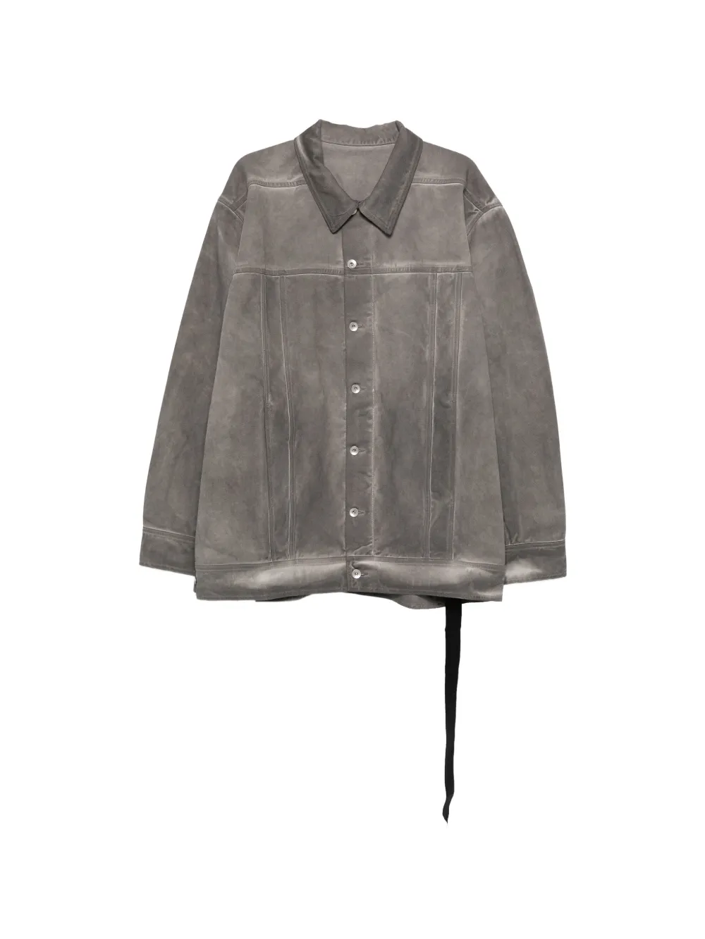 Rick Owens DRKSHDW button-up denim jacket - Grau