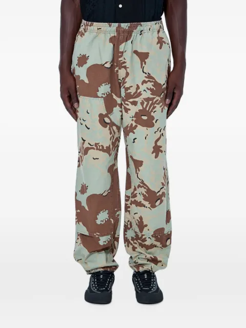 NOMARHYTHM camouflage-print elasticated-waistband trousers