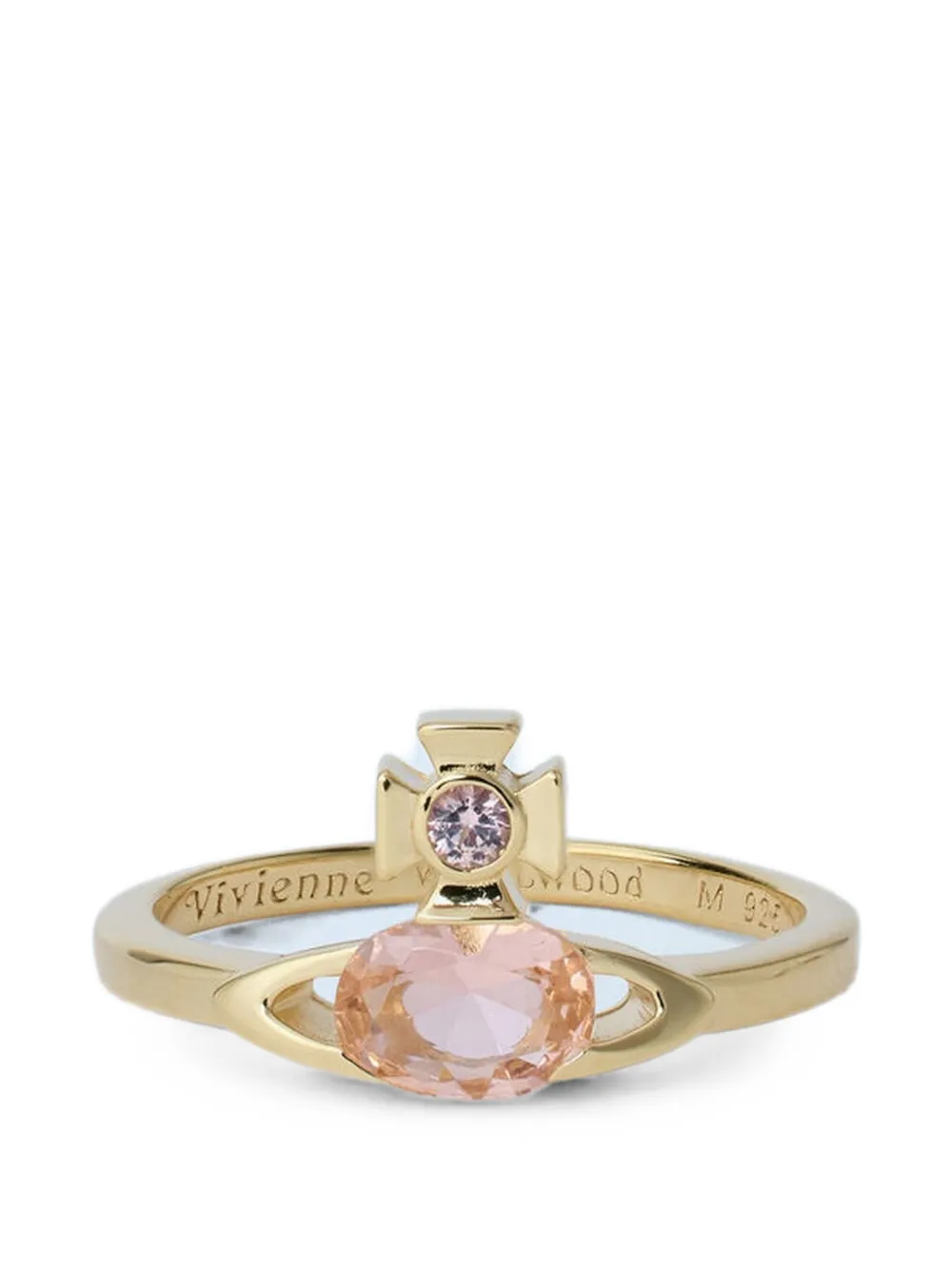 Vivienne Westwood Allie Orb crystal-embellished ring - Oro