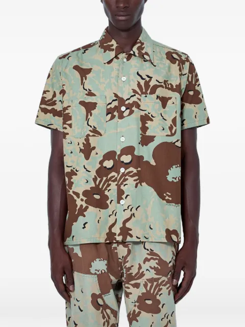 NOMARHYTHM camouflage-print short-sleeve shirt
