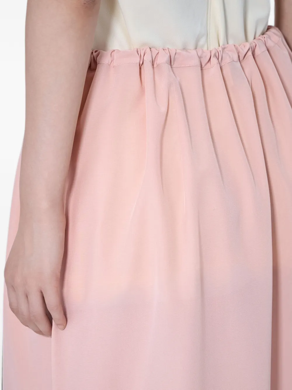 TOTEME Midi-rok met trekkoordtaille Roze
