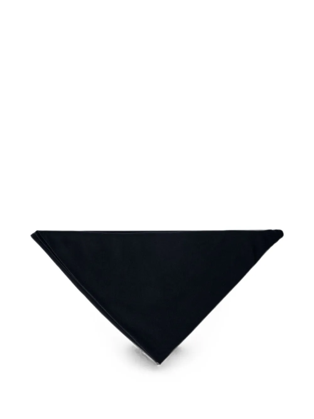 TOTEME triangular folded bandana scarf - Nero