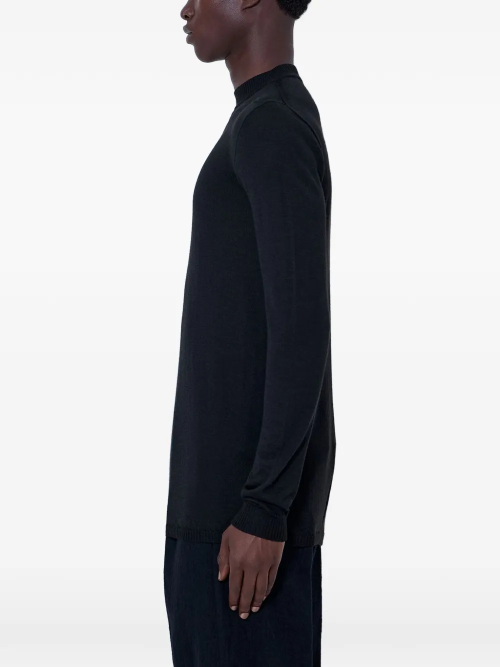Rick Owens Level Lupetto trui met lange mouwen Zwart
