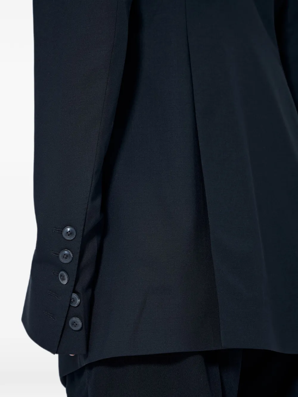 Rick Owens Blazer met enkele rij knopen Zwart
