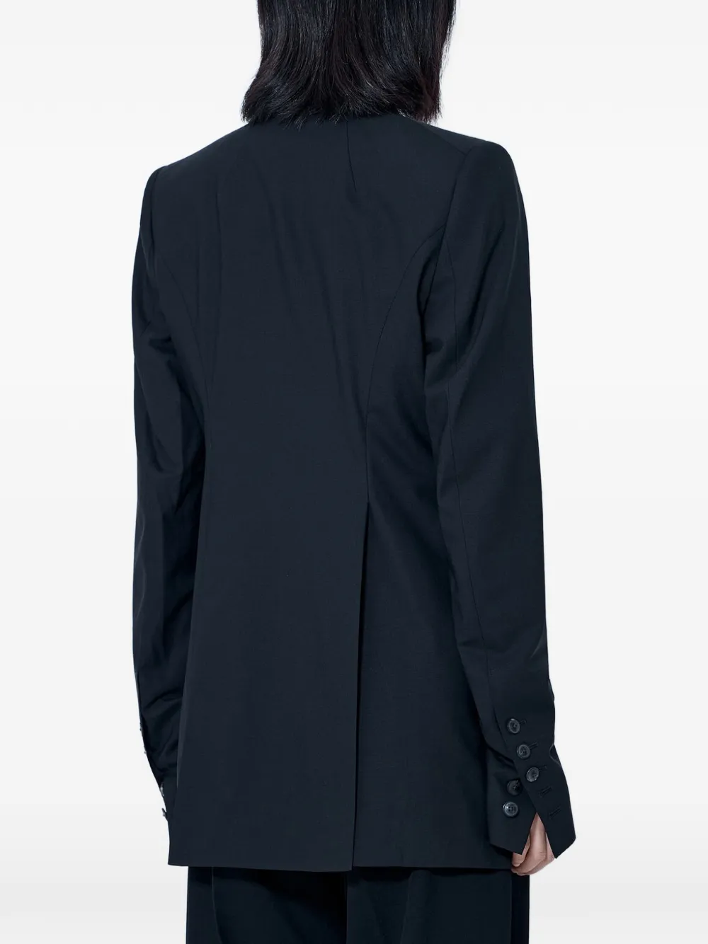 Rick Owens Blazer met enkele rij knopen Zwart