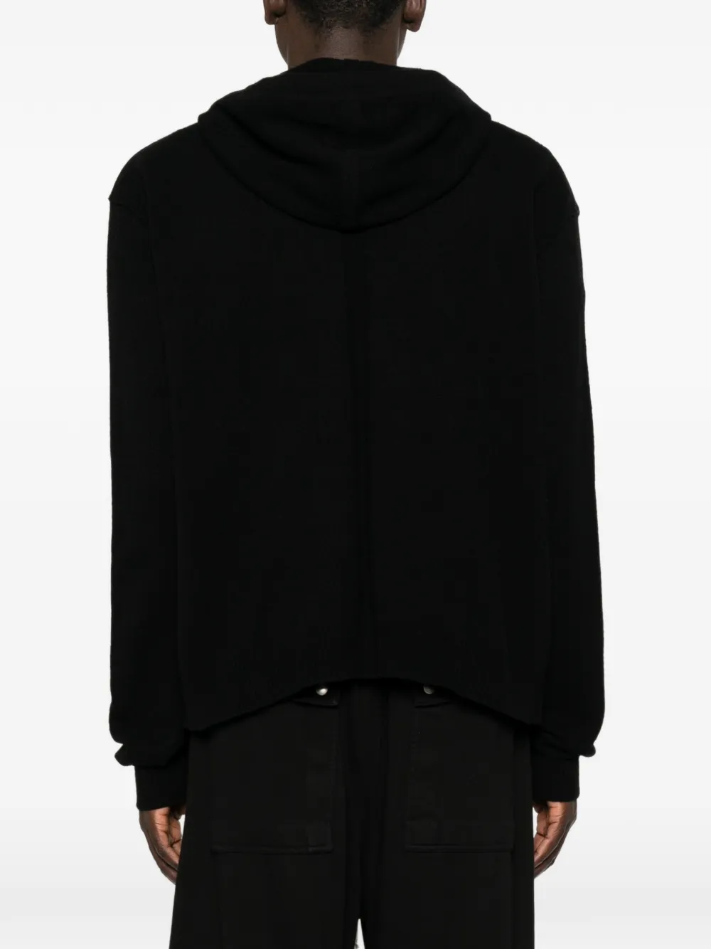 Rick Owens Hoodie met trekkoord Zwart