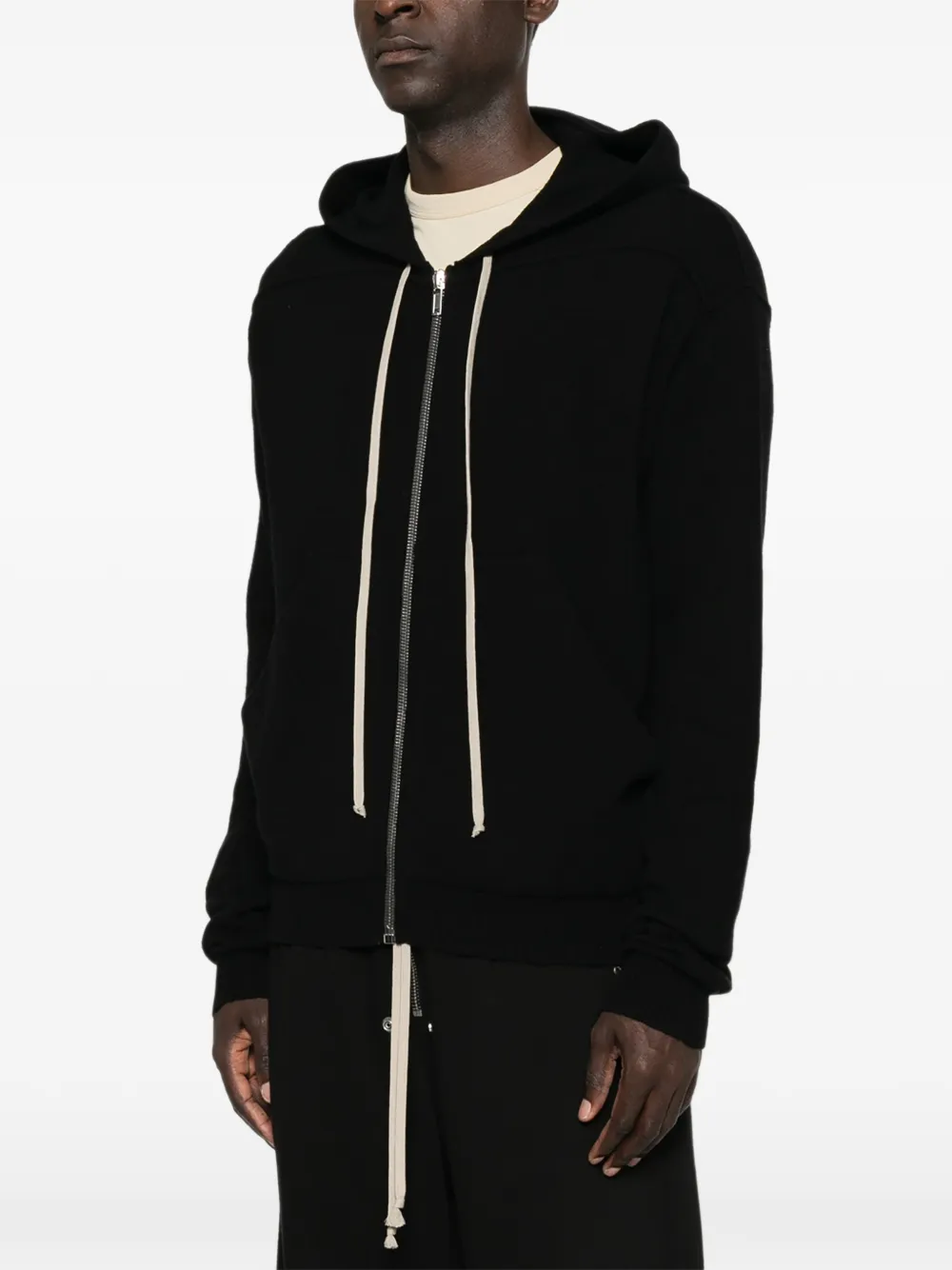 Rick Owens Hoodie met trekkoord Zwart