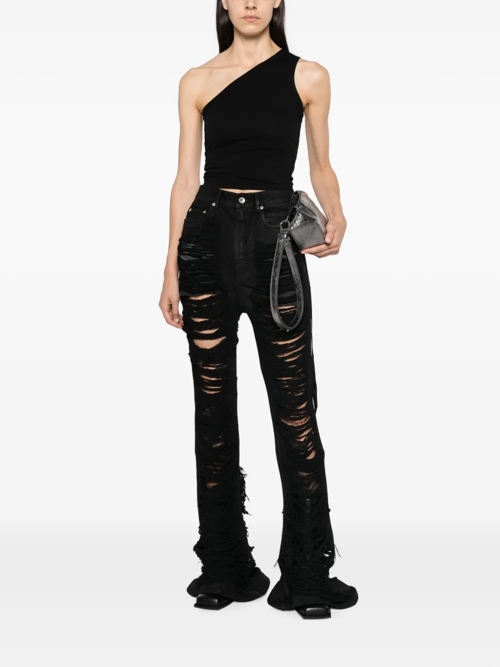 Rick Owens DRKSHDW Ziggy top Zwart