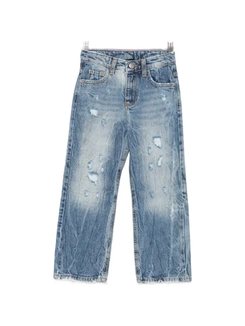 John Richmond Junior distressed-effect straight-leg jeans