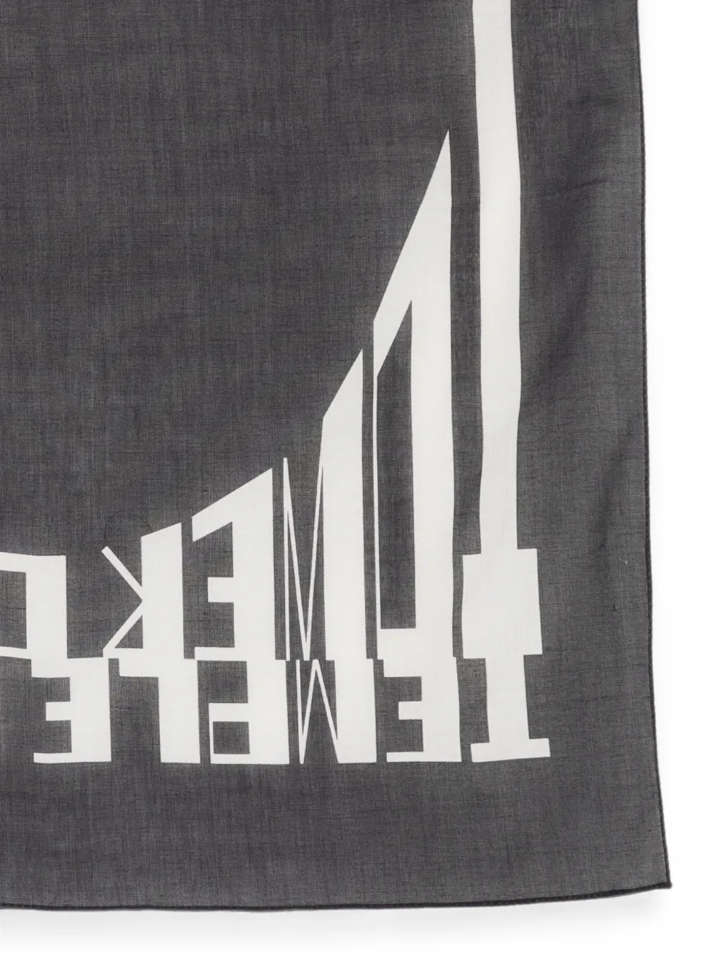 Rick Owens DRKSHDW Sjaal met print Zwart