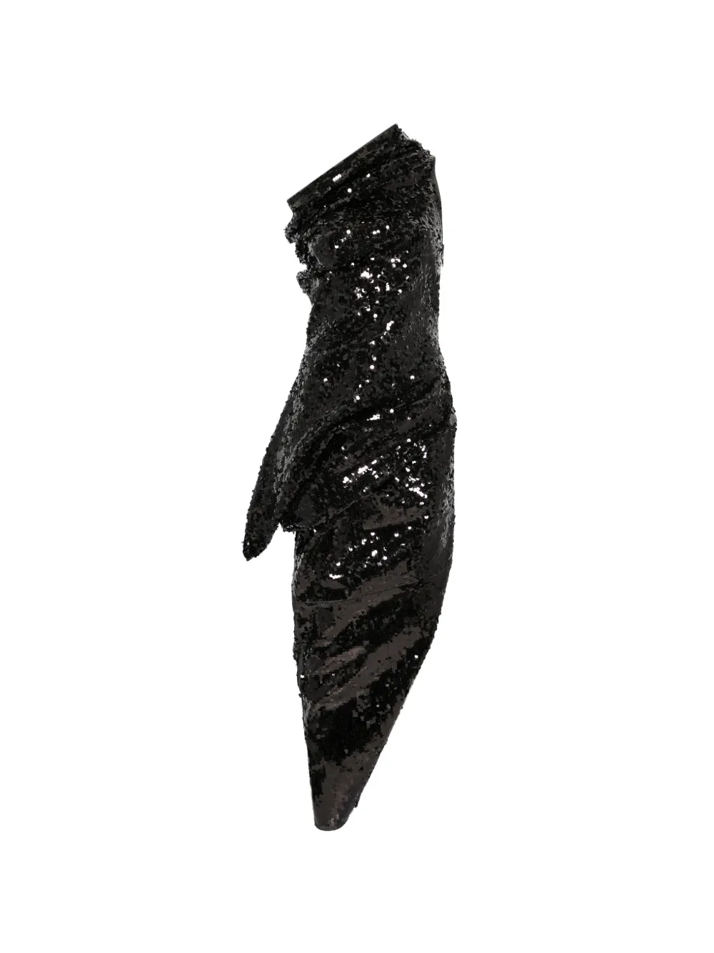 Rick Owens Walrus asymmetric dress - Schwarz