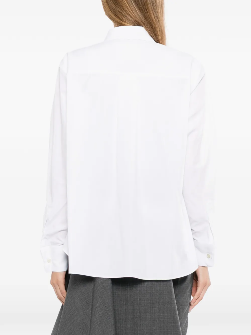 sacai Katoenen blouse Beige