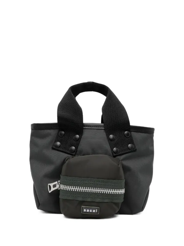 Sacai Multi-pocket Tote Bag in Grey