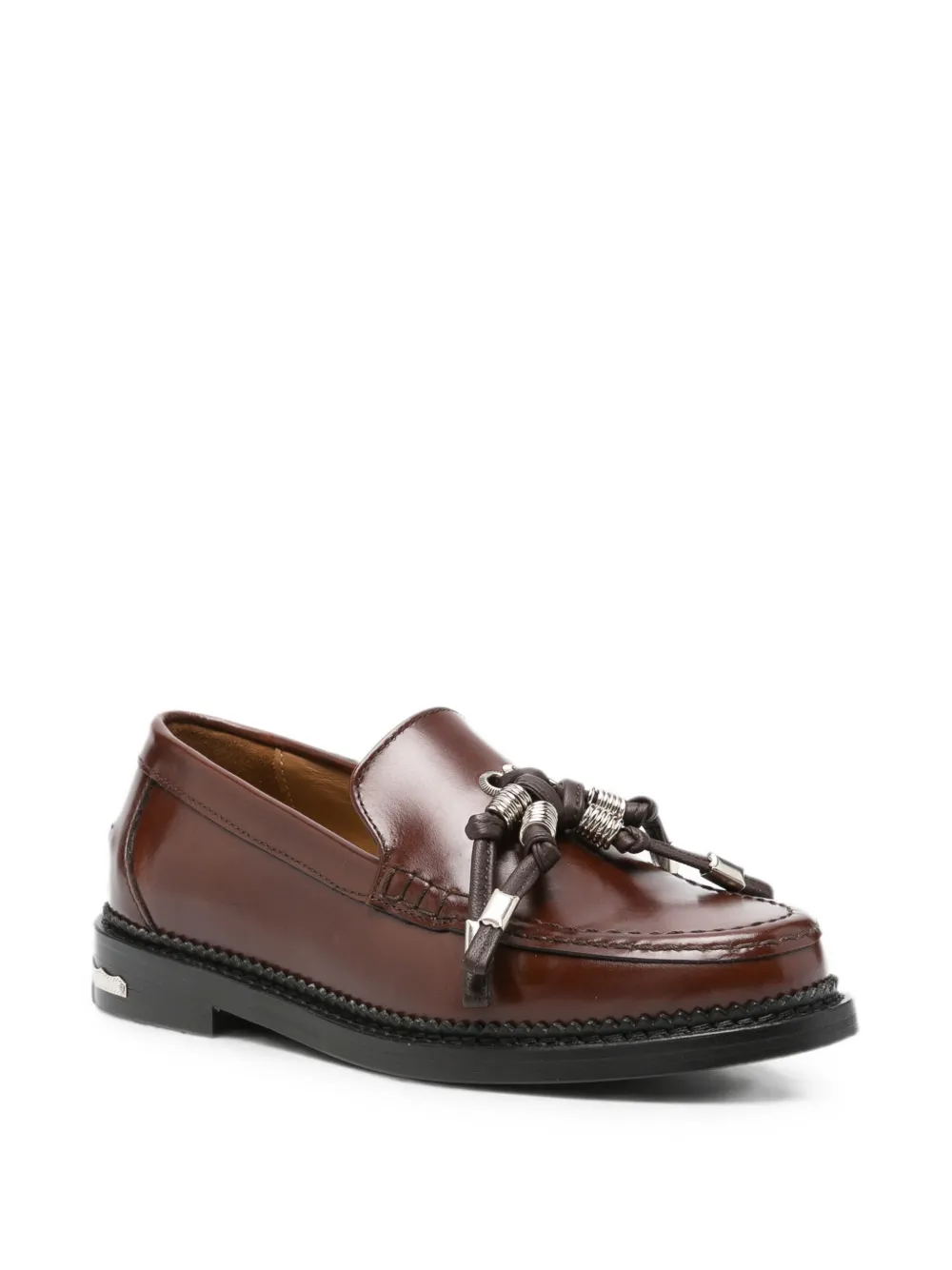 Toga Pulla tassel-detail hardware-embellished loafers Bruin