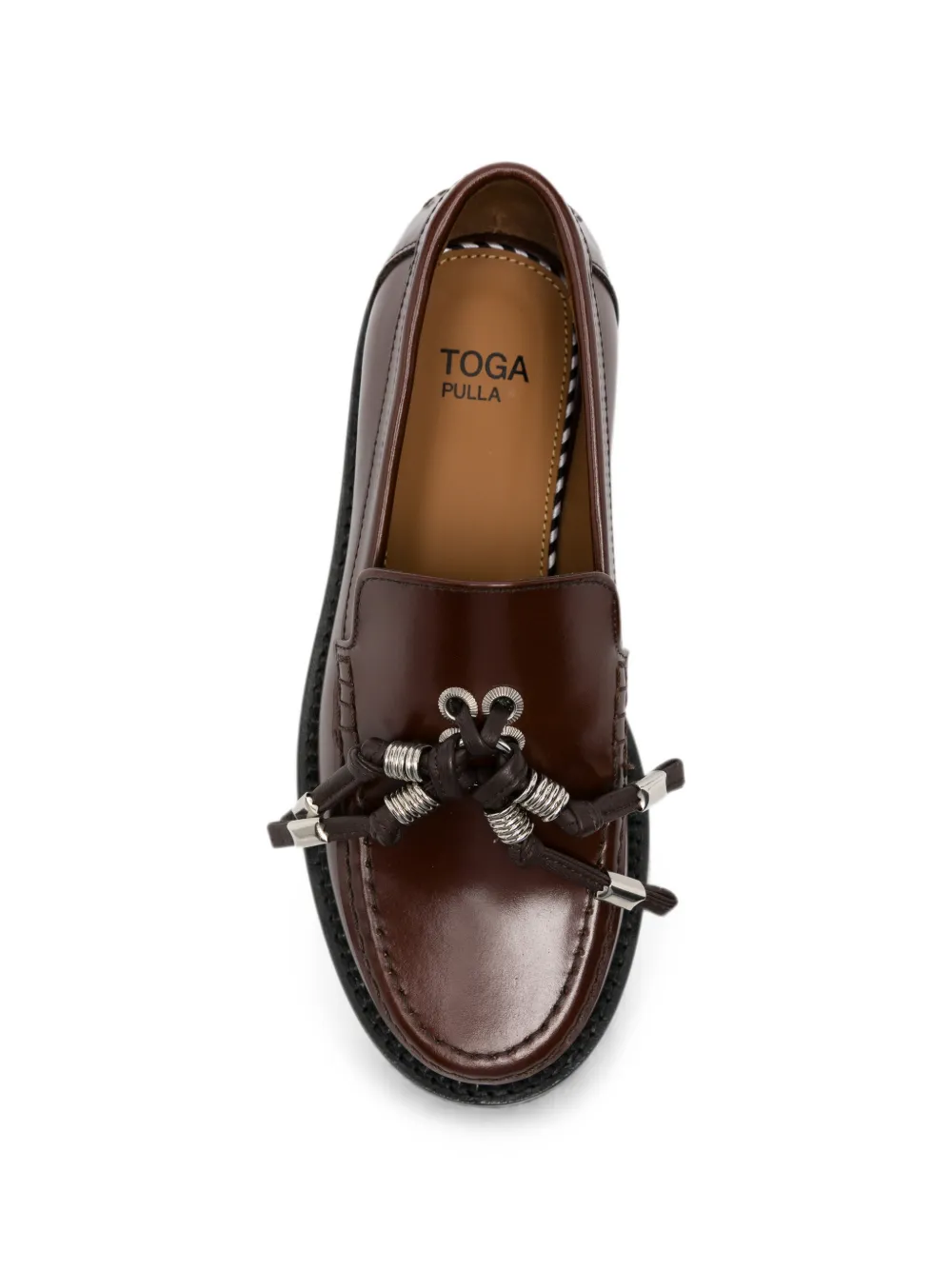 Toga Pulla tassel-detail hardware-embellished loafers Bruin