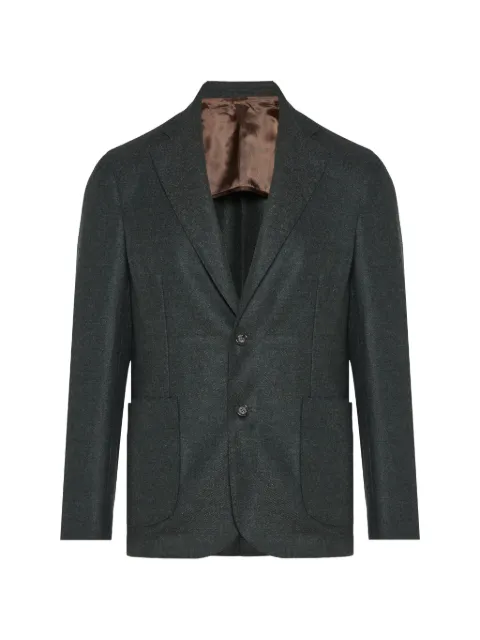Barba single-breasted notched-lapel blazer