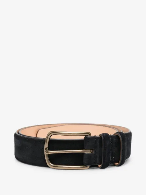 Officine Creative suede buckle-fastening belt