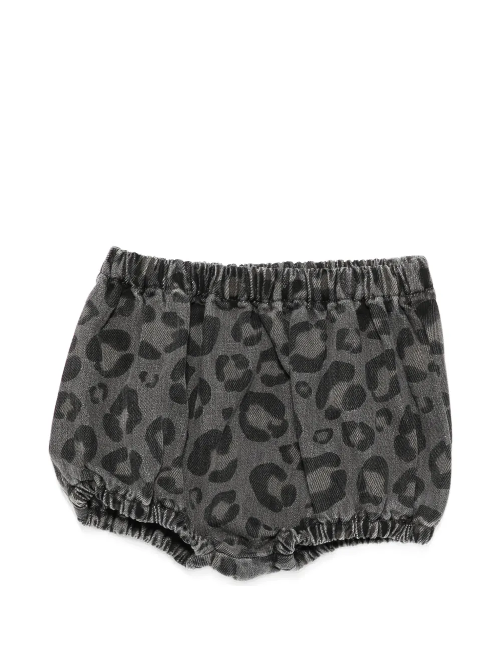Douuod Kids leopard-print bloomers shorts - Grigio
