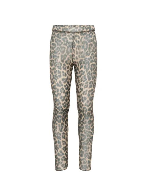 Molo Nadine leopard-print wool leggings