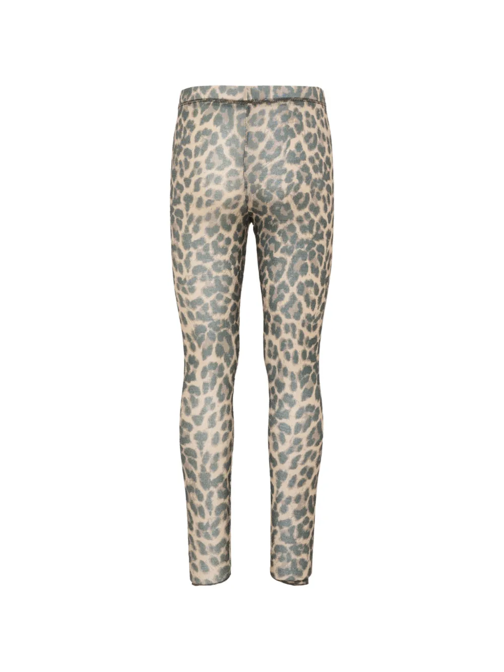Molo Nadine wollen legging met luipaard-print Beige