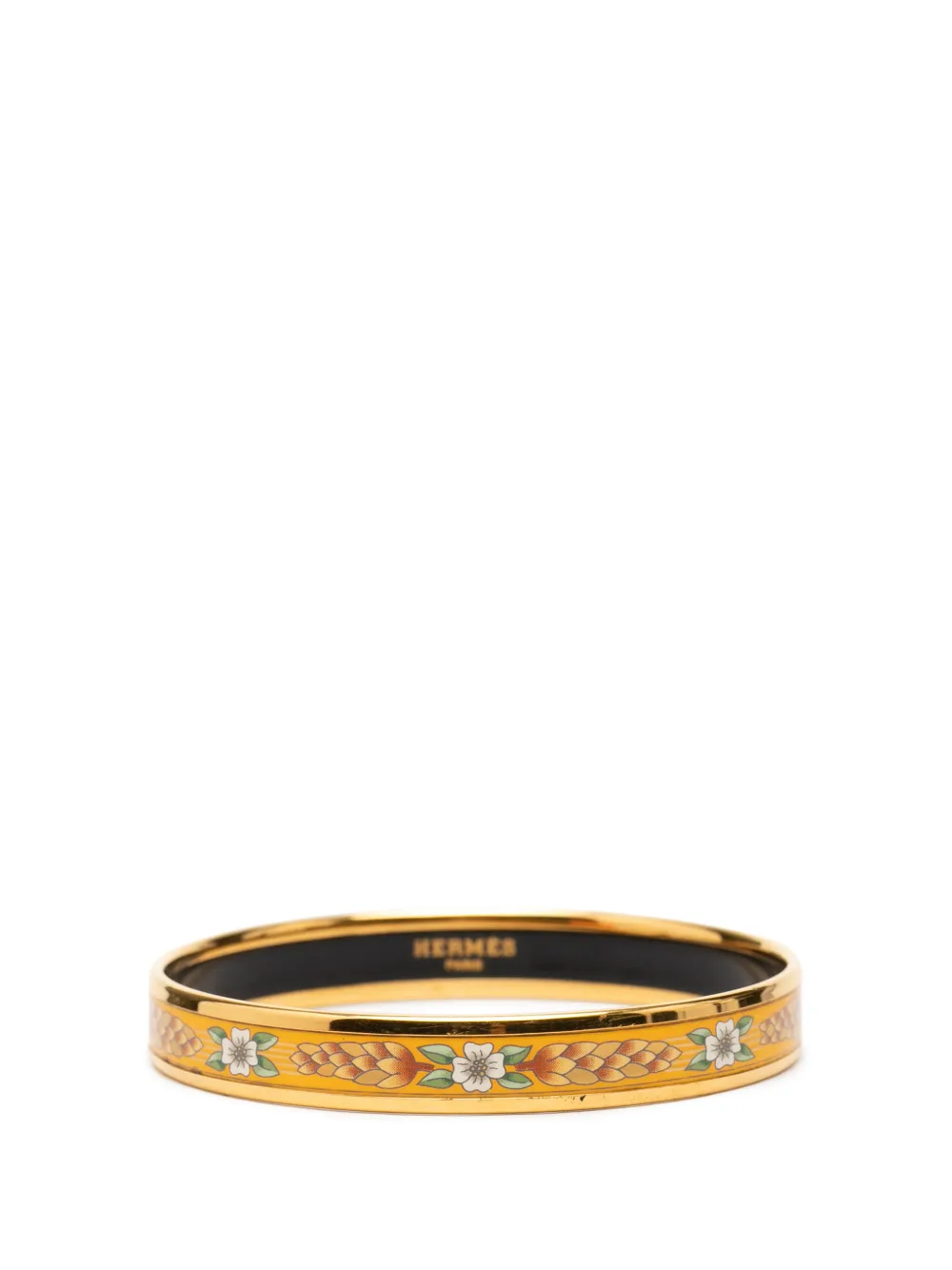 Hermès Pre-Owned 20th Century Narrow Wild Flower Enamel Bangle 65 costume bracelet - Mehrfarbig