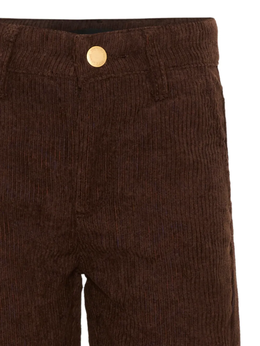 Molo Aida ribfluwelen flared broek Bruin