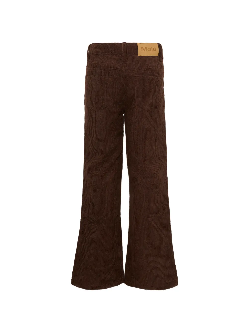 Molo Aida ribfluwelen flared broek Bruin