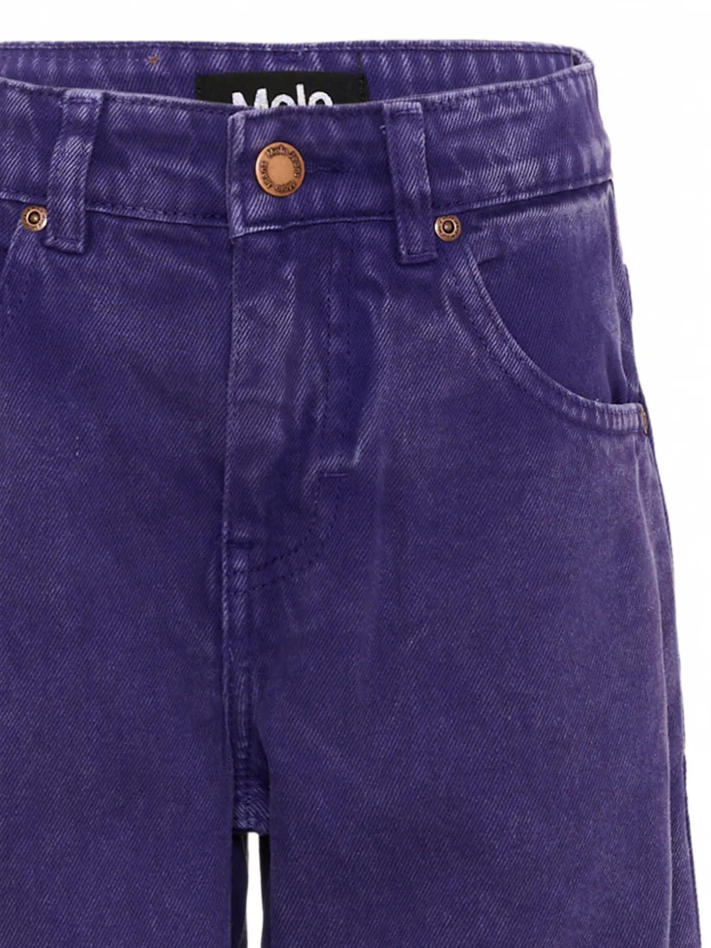 Molo Aiden jeans met wijde pijpen Paars