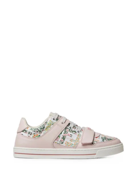 Fendi Kids sneakers i blomstret jacquard med burrelukning